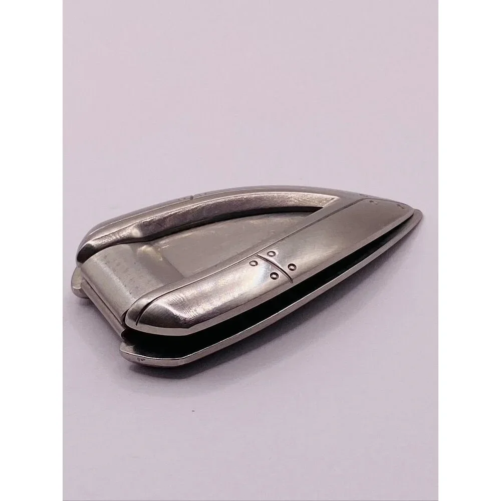 Tiffany & Co Stainless Steel Streamerica Money Clip Holder